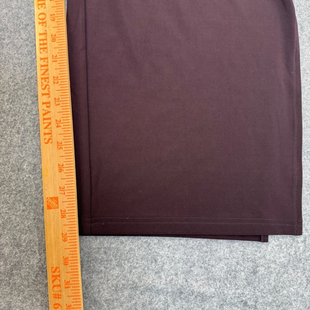 Sympli Side Slit Wide Pant Currant Purple High Rise Jersey Trousers Size 6 NEW - Picture 9 of 10